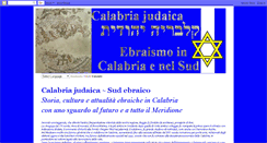 Desktop Screenshot of calabriajudaica.blogspot.com
