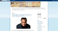 Desktop Screenshot of concert-overload.blogspot.com