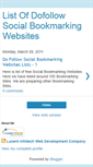Mobile Screenshot of list-of-social-bookmarking-websites.blogspot.com