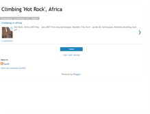 Tablet Screenshot of climb-africa.blogspot.com