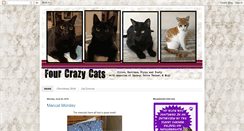 Desktop Screenshot of fourcrazycats.blogspot.com