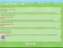 Tablet Screenshot of ecologiaurbanayrural.blogspot.com