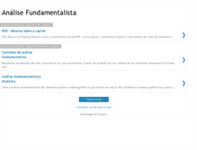 Tablet Screenshot of analisefundamentalista.blogspot.com