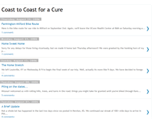 Tablet Screenshot of coasttocoastforacure.blogspot.com
