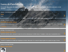 Tablet Screenshot of lucesdecambalache.blogspot.com