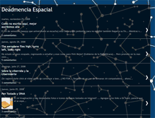 Tablet Screenshot of demencia-espacial.blogspot.com