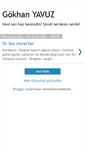 Mobile Screenshot of gokhanyavuz.blogspot.com
