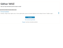 Tablet Screenshot of gokhanyavuz.blogspot.com