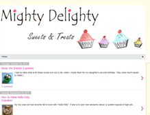 Tablet Screenshot of mighty-delighty.blogspot.com