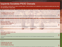 Tablet Screenshot of izquierdasocialista-granada.blogspot.com