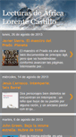 Mobile Screenshot of africalorentecastillolecturas.blogspot.com