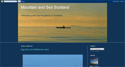 Desktop Screenshot of mountainandseascotland.blogspot.com