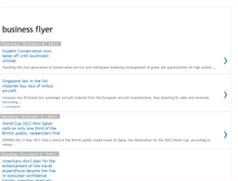 Tablet Screenshot of businessairflyer.blogspot.com