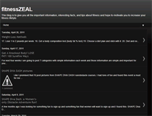 Tablet Screenshot of fitnesswithpassion.blogspot.com