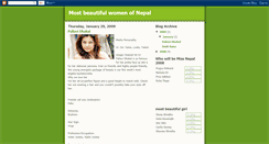 Desktop Screenshot of nepalwomen.blogspot.com