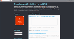 Desktop Screenshot of estudiantescontables-ues.blogspot.com