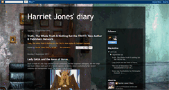 Desktop Screenshot of harrietjonesdiary.blogspot.com