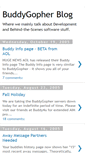 Mobile Screenshot of buddygopher.blogspot.com