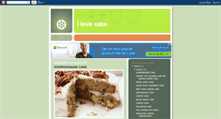 Desktop Screenshot of ilove-cake.blogspot.com