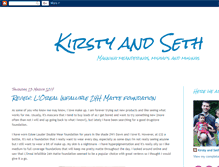 Tablet Screenshot of kirstyandseth.blogspot.com