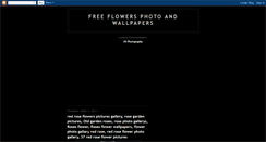 Desktop Screenshot of freeflowerswallpaper.blogspot.com