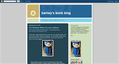 Desktop Screenshot of barneysbookblog.blogspot.com