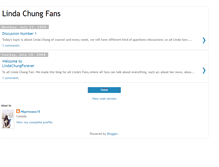 Tablet Screenshot of lindachungforever.blogspot.com