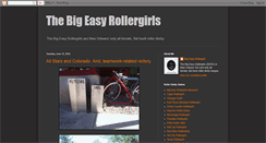 Desktop Screenshot of bigeasyrollergirls.blogspot.com