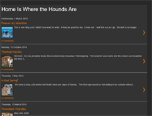 Tablet Screenshot of homeiswherethehoundsare.blogspot.com