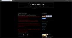 Desktop Screenshot of icsmmumelaka.blogspot.com