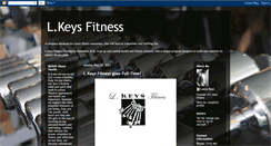 Desktop Screenshot of lkeysfitness.blogspot.com