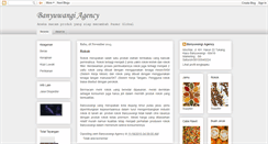 Desktop Screenshot of banyuwangiagency.blogspot.com