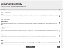 Tablet Screenshot of banyuwangiagency.blogspot.com