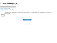 Tablet Screenshot of clasesparticularesdelenguaje.blogspot.com