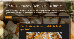 Desktop Screenshot of essaisculinaires.blogspot.com