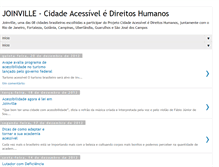 Tablet Screenshot of joinvilleacessivel.blogspot.com