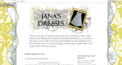 Desktop Screenshot of janasdresses.blogspot.com