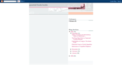 Desktop Screenshot of gourmet-foods-book.blogspot.com
