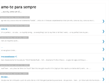Tablet Screenshot of amote-para-sempre.blogspot.com