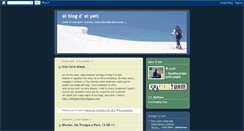 Desktop Screenshot of elblogdelyeti.blogspot.com