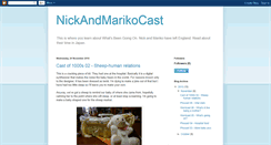 Desktop Screenshot of nickandmarikocast.blogspot.com