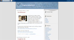 Desktop Screenshot of hugmyndabanki.blogspot.com