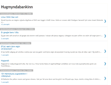Tablet Screenshot of hugmyndabanki.blogspot.com