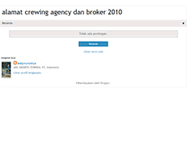 Tablet Screenshot of agencydanbroker2010.blogspot.com