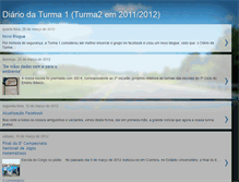 Tablet Screenshot of diariodaturma1.blogspot.com