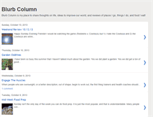 Tablet Screenshot of blurbcolumn.blogspot.com