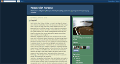 Desktop Screenshot of pedalswithpurpose.blogspot.com