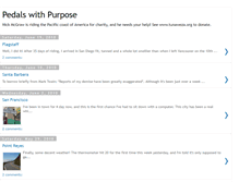 Tablet Screenshot of pedalswithpurpose.blogspot.com