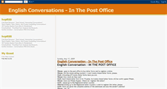 Desktop Screenshot of englishconversationinthepostoffice.blogspot.com