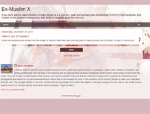 Tablet Screenshot of exmuslimx.blogspot.com